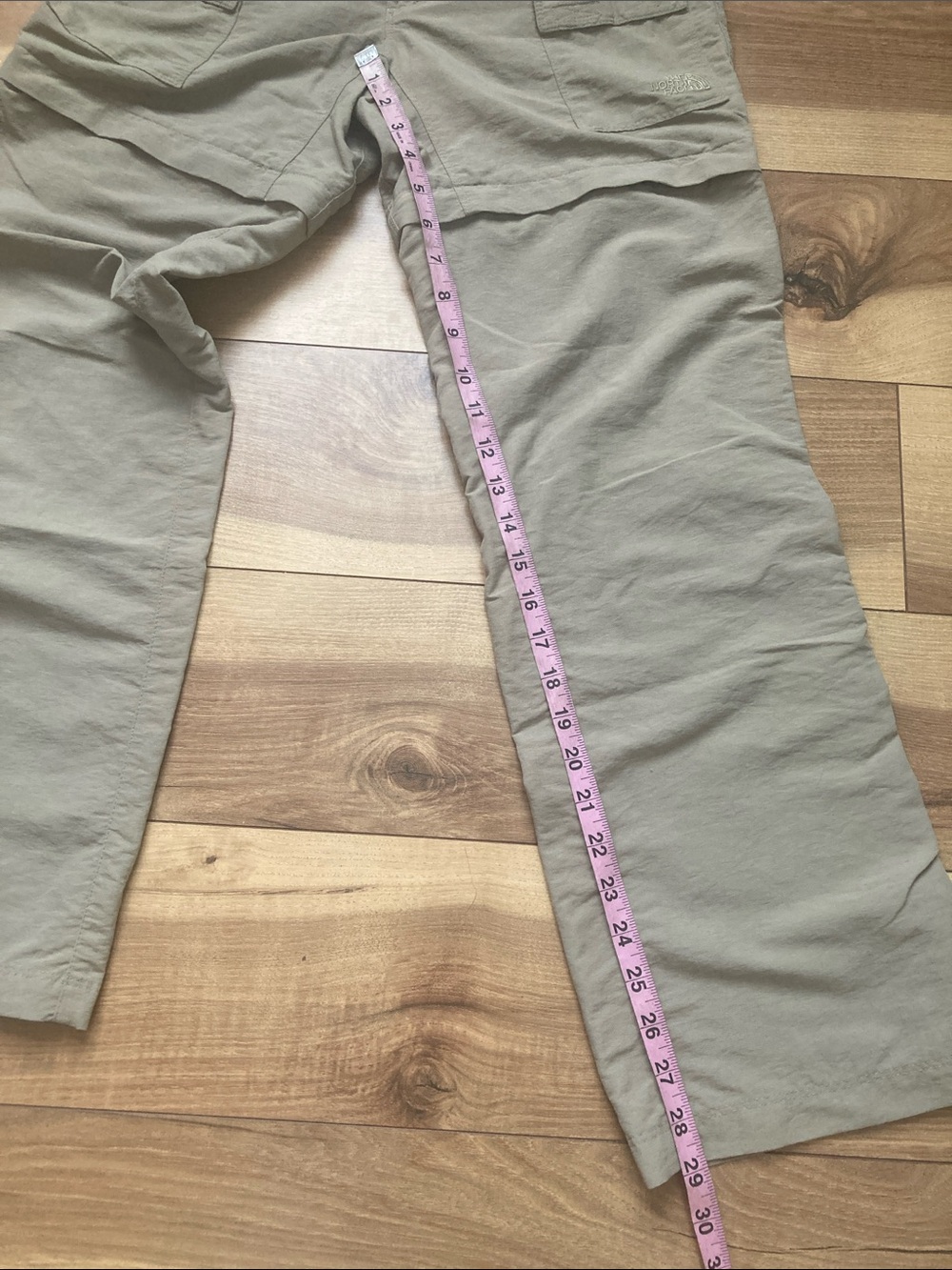 North Face Tan Nylon Convertible Outdoor Pants - Picture 9 of 13